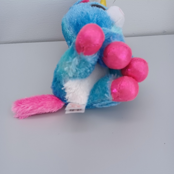 -TY Beanie Boos Stitches The Unicorn Exclusive (Glitter Eyes) Small 6" Toy Plush - Picture 6 of 10